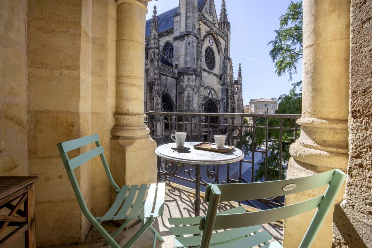 Centre historique, appartement climatisé avec terrasse Bordeaux Extérieur photo